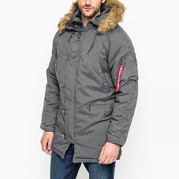 Alpha Industries Jackets Coats Alpha Industries Gray N3b Altitude Parka Poshmark